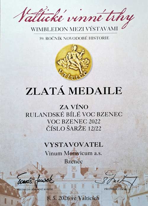 Rulandské bílé 2022 - VOC Bzenec